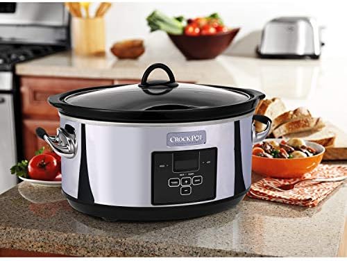 7 Quart Programmable Slow Cooker – Polished Platinum - Curated Catalog G6