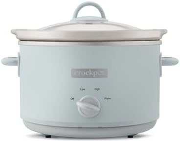 4.5 Quart Manual Slow Cooker – Macaroon Blue - Curated Catalog W7