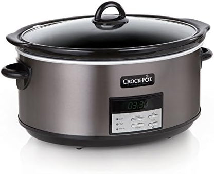 8 Quart Programmable Slow Cooker with Auto Warm - Curated Catalog C1