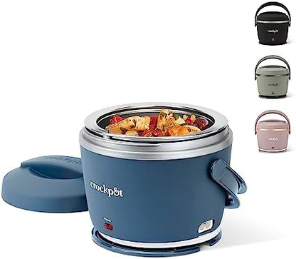 Electric Lunch Box Food Warmer 20oz – Faded Blue - Curated Catalog S6