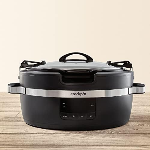 Thermoshield 6 Quart Slow Cooker with Carry Handles - Curated Catalog F0