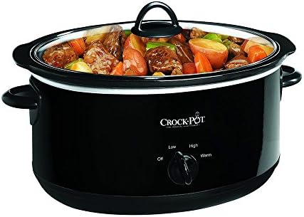 8 Quart Manual Slow Cooker – Black - Curated Catalog H7