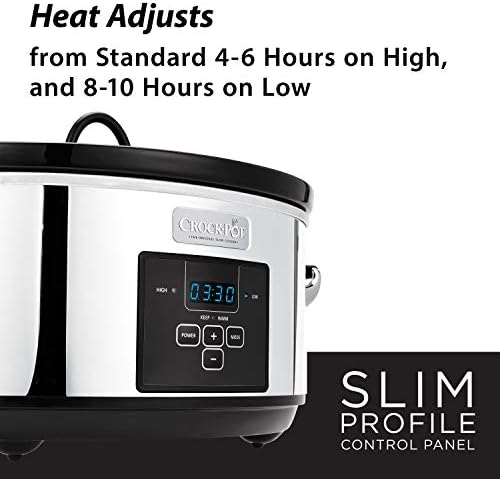 7 Quart Programmable Slow Cooker – Polished Platinum - Curated Catalog G6