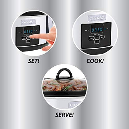 7 Quart Programmable Slow Cooker – Polished Platinum - Curated Catalog G6