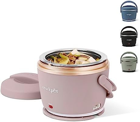 Electric Lunch Box Food Warmer 20oz – Blush Pink - Curated Catalog I1