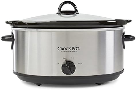 7 Quart Oval Manual Slow Cooker – Stainless Steel - Curated Catalog J5
