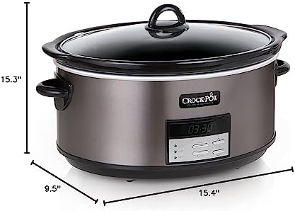 8 Quart Programmable Slow Cooker with Auto Warm - Curated Catalog C1