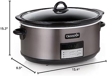 8 Quart Programmable Slow Cooker with Auto Warm - Curated Catalog C1