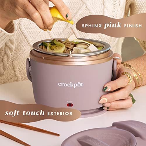 Electric Lunch Box Food Warmer 20oz – Blush Pink - Curated Catalog I1