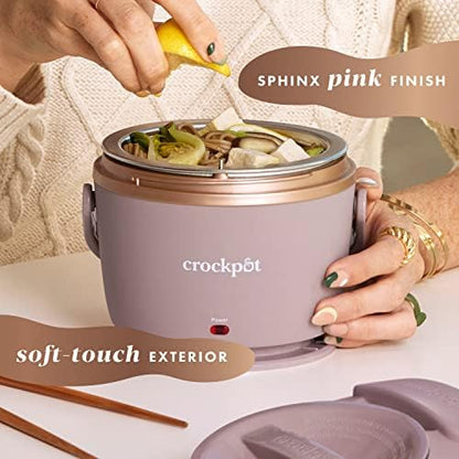 Electric Lunch Box Food Warmer 20oz – Blush Pink - Curated Catalog I1