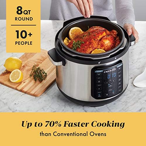 8 Quart Express Crock Multi-Use Pressure Cooker - Curated Catalog X7