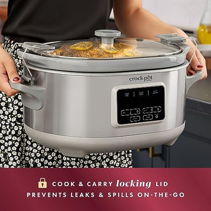7 Quart Programmable Cook & Carry Slow Cooker - Curated Catalog M4