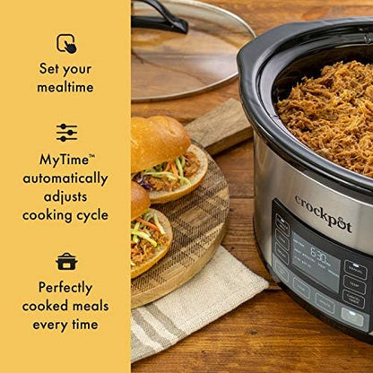 MyTime 6 Quart Programmable Slow Cooker - Curated Catalog E2