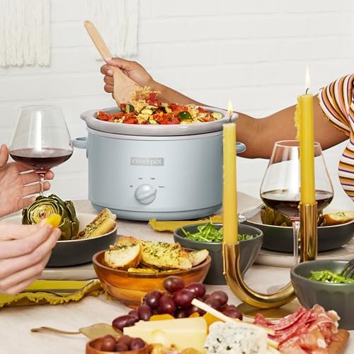 4.5 Quart Manual Slow Cooker – Macaroon Blue - Curated Catalog W7
