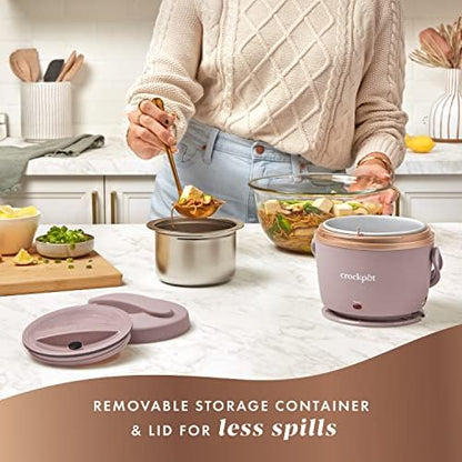 Electric Lunch Box Food Warmer 20oz – Blush Pink - Curated Catalog I1