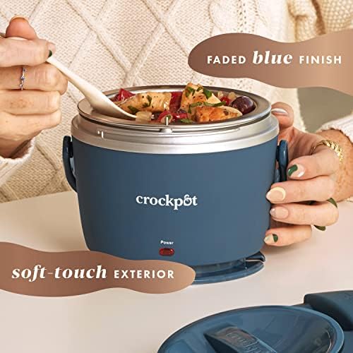 Electric Lunch Box Food Warmer 20oz – Faded Blue - Curated Catalog S6