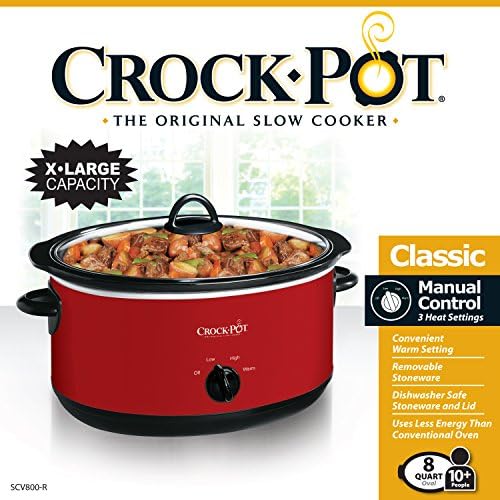 Express Crock 8 Quart Programmable Slow Cooker - Curated Catalog Y2