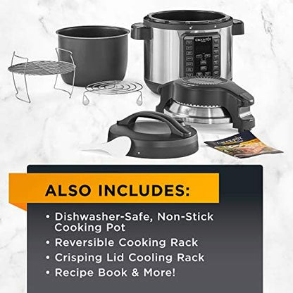 Express Crisp 8 Quart 10-in-1 Pressure Cooker - Curated Catalog H6