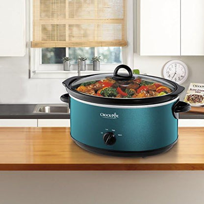 7 Quart Manual Slow Cooker – Turquoise - Curated Catalog E9