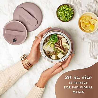 Electric Lunch Box Food Warmer 20oz – Blush Pink - Curated Catalog I1
