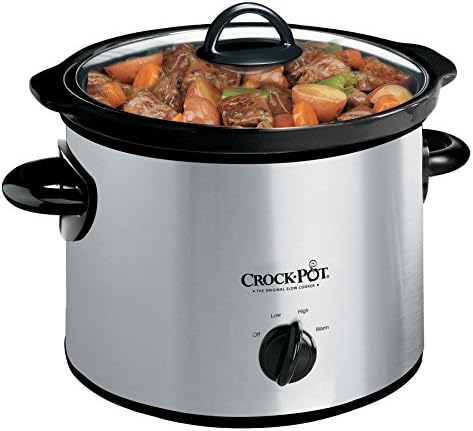 3 Quart Manual Slow Cooker – Silver - Curated Catalog Y4