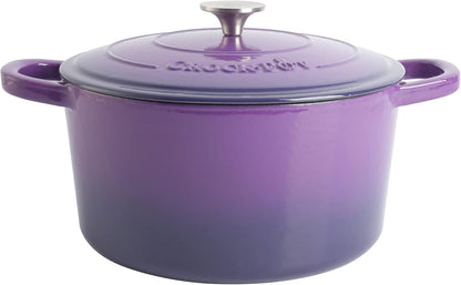 3 Quart Enameled Cast Iron Dutch Oven – Aqua - Curated Catalog S4