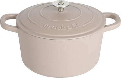 3 Quart Enameled Cast Iron Dutch Oven – Aqua - Curated Catalog S4