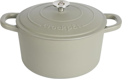 3 Quart Enameled Cast Iron Dutch Oven – Aqua - Curated Catalog S4
