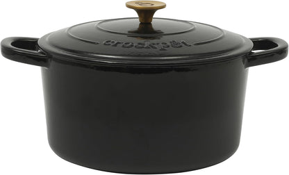 3 Quart Enameled Cast Iron Dutch Oven – Aqua - Curated Catalog S4