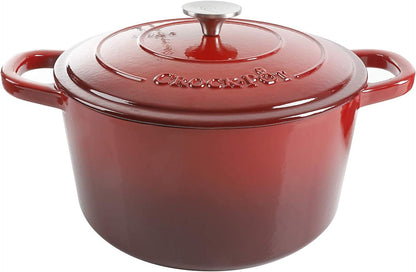 3 Quart Enameled Cast Iron Dutch Oven – Aqua - Curated Catalog S4