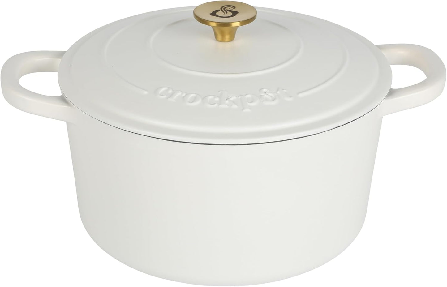 3 Quart Enameled Cast Iron Dutch Oven – Aqua - Curated Catalog S4