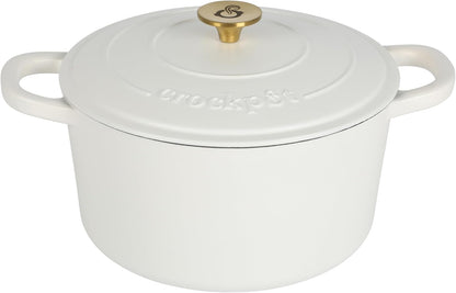 3 Quart Enameled Cast Iron Dutch Oven – Aqua - Curated Catalog S4