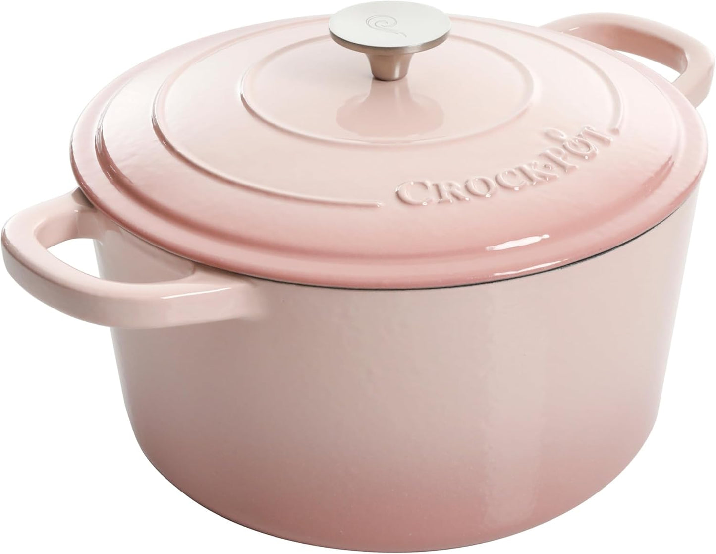 3 Quart Enameled Cast Iron Dutch Oven – Aqua - Curated Catalog S4