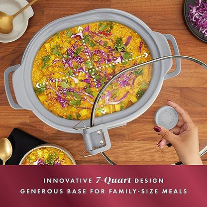 7 Quart Programmable Cook & Carry Slow Cooker - Curated Catalog K0