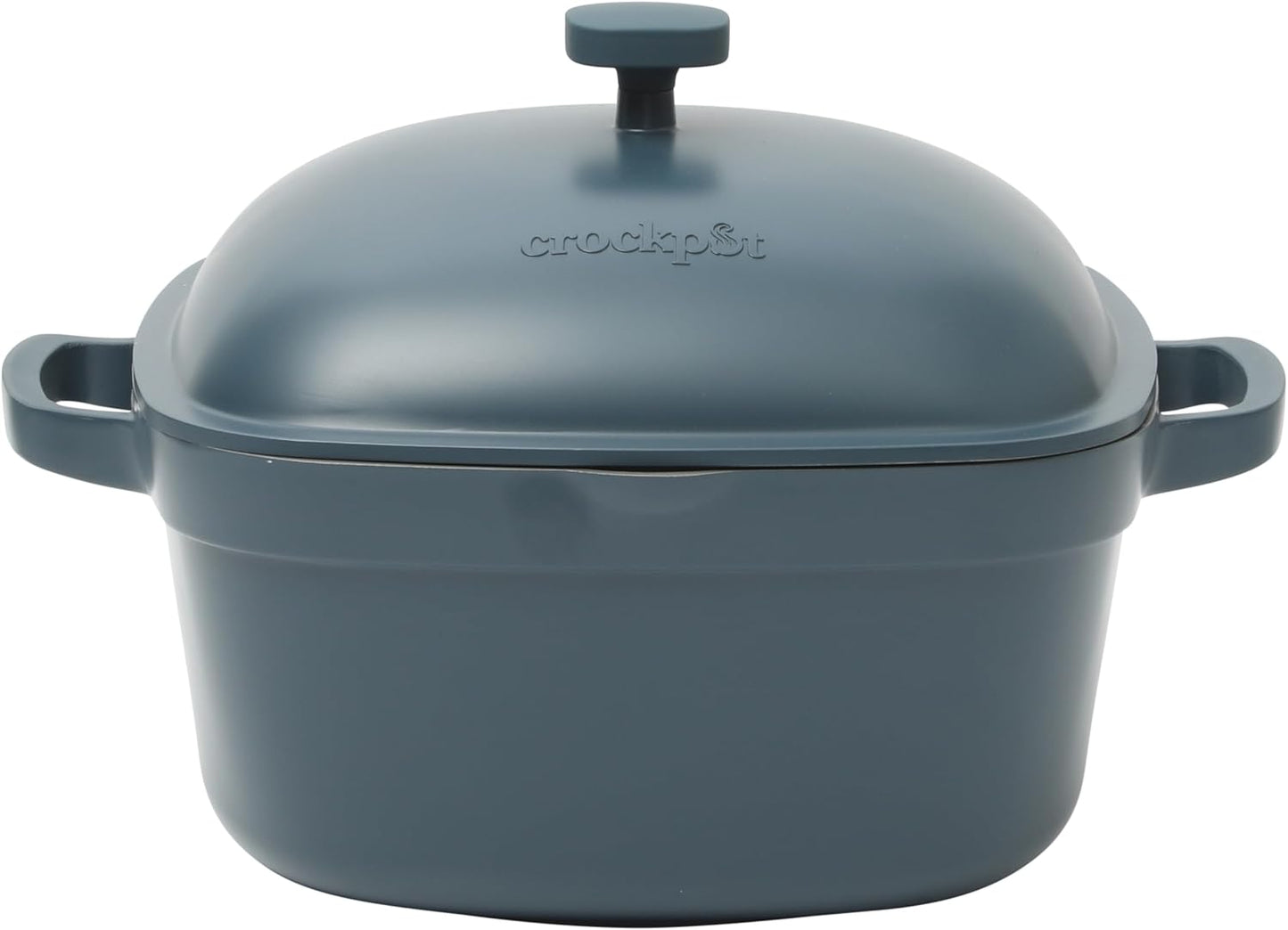 3 Quart Enameled Cast Iron Dutch Oven – Aqua - Curated Catalog S4