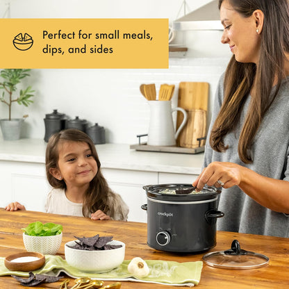 2 Quart Mini Slow Cooker – Classic Compact Cooker - Curated Catalog E4